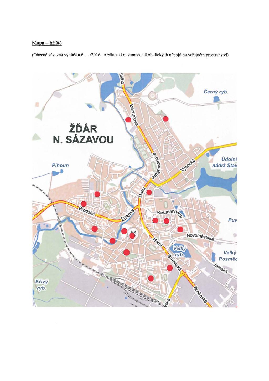Mapa - hfiste (Obecne zavazna vyhlaska c.