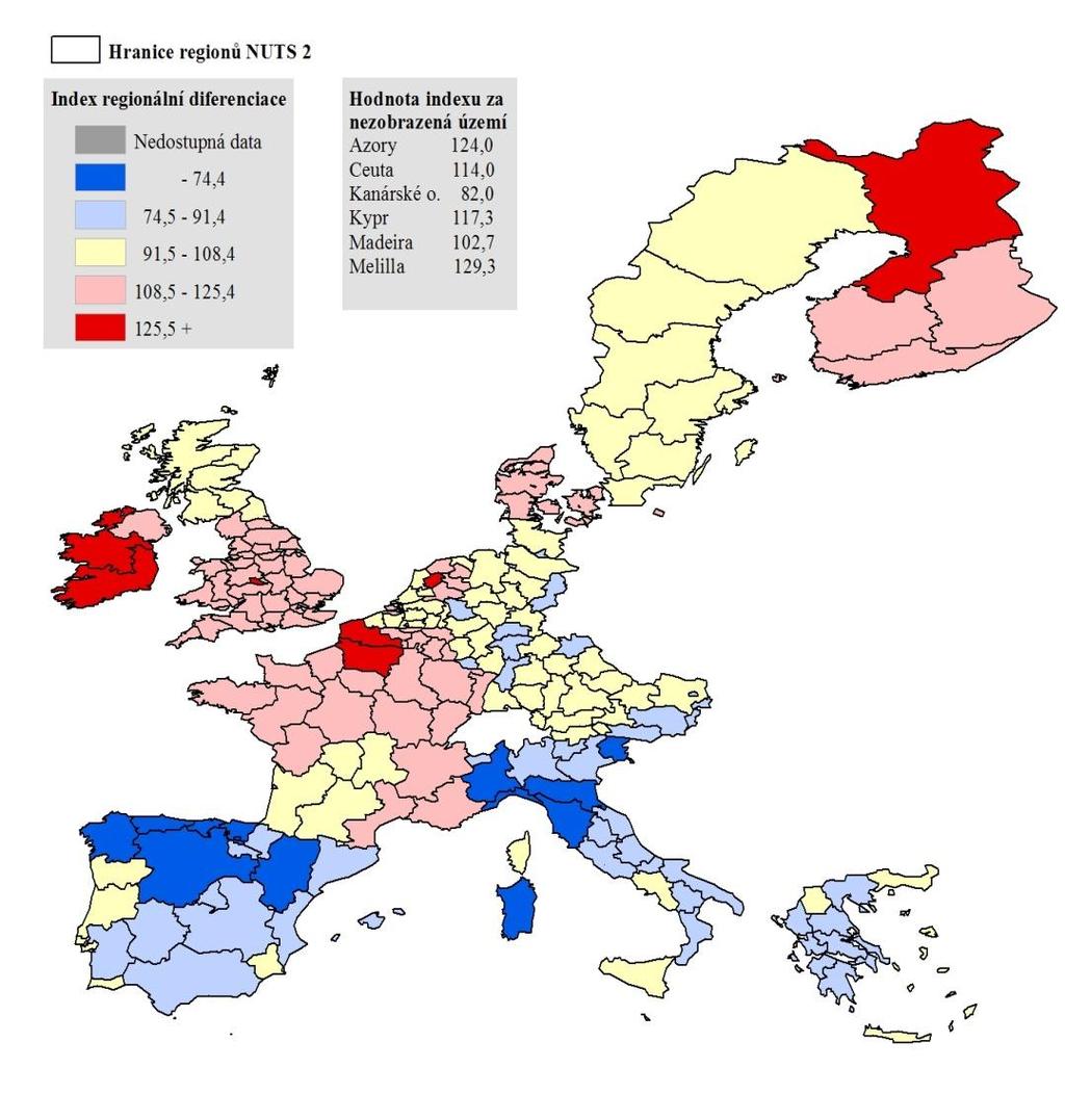 VÝVOJ REGIONÁLNÍ A MEZISTÁTNÍ DIFERENCIACE ÚROVNĚ ÚHRNNÉ PLODNOSTI V ZÁPADNÍ ČÁSTI EVROPSKÉ UNIE