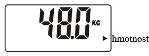 výše. Zvuk pípnutí značí, že váha byla úspěšně nastavena. Symbol R by se měl objevit na displeji. Váha je připravena k použití. 5. Měření Stoupněte na váhu bosou nohou.