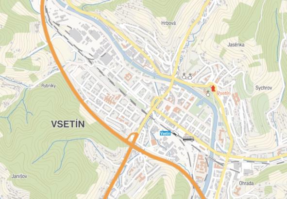 Velikost plochy: 3 x 1,25 m (možné i společně 6 x 1,25 m, 9 x 1,25 m) směr Vsetín