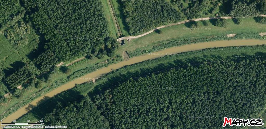 Nová Morava km 8, 328, vyústění