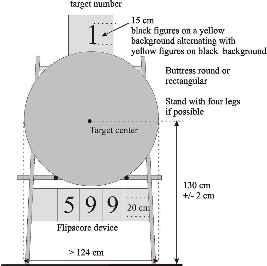 Image 11: Indoor target butt set-up