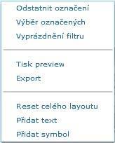 6 Návod k obsluze reportu V reportu je několik orientačních tlačítek a díky interaktivitě reportu je nutné vysvětlení některých úkonů, aby uživatel plně využil možnosti reportu. 6.