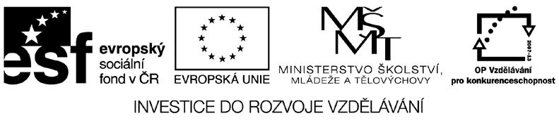 Tato publikace vznikla v průběhu řešení projektu operačního programu Vzdělávání pro konkurenceschopnost CZ.1.07/2.2.00/15.0060 Studijní opory pro studenty bakalářského stupně studia.