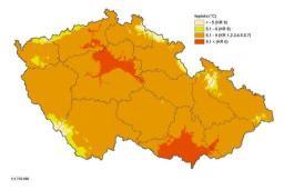 Průměrný Pravděpodobnost Kód Symbol Charakteristika Suma teplot Průměrná roční Vláhová roční úhrn suchých vegetačních regionu regionu regionu nad 1 C teplota C jistota srážek v mm období VT velmi