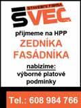 : 606 848 579 Přijmu řidiče na rozvoz pečiva sk. B, PD 04:00, tel.: 582 342 095 Přijmu pracovníka do kostelecké pekárny (noční směny), telefon: 582 342 095 Přijmu kuchaře, nutný ŘP sk.