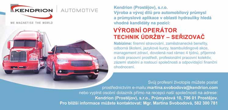 cz Přijmeme zámečníka, svářeče CO 2 na HPP nebo na brigádu i důchodce. Tel.: 603 533 508 Nabízíme brigádu na pracovní smlouvu, pracoviště v Prostějově. Informace denně na tel.
