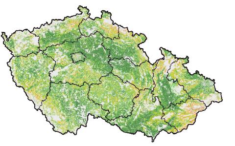 5,2 % 11,3 % 47,1 % 17,2 % 16,9 % Půdy velmi slabě ohrožené Půdy slabě ohrožené Půdy středně ohrožené Půdy silně ohrožené Půdy velmi silně ohrožené Půdy extrémně ohrožené Nezemědělská a ostatní půda