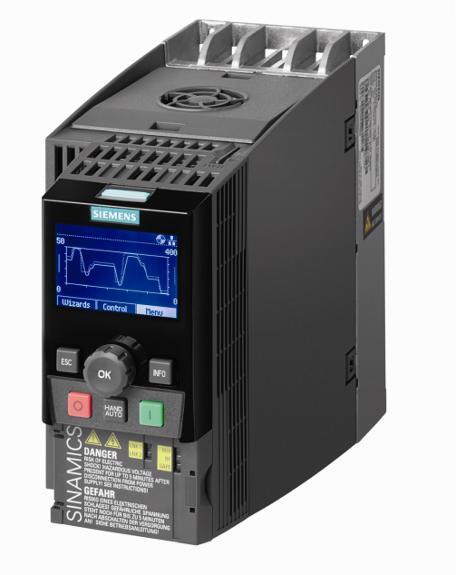 SINAMICS G120C Univerzální kompaktní m ni do 18,5 kw Základní safety funkce STO Komunikace: PROFINET, PROFIBUS, CAN, USS, Modbus