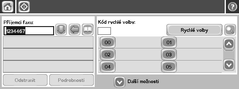 123 Odeslání faxu Předlohu umístěte lícem nahoru do podavače dokumentů nebo lícem dolů na skleněnou plochu.