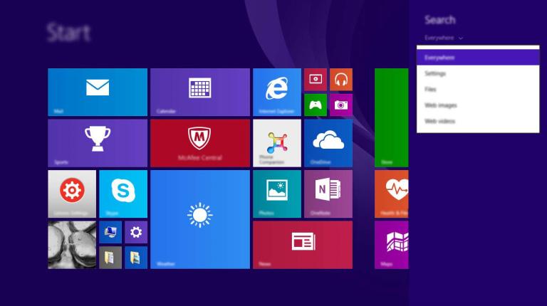 Kapitola 2. Zahájení používání systému Windows 8.