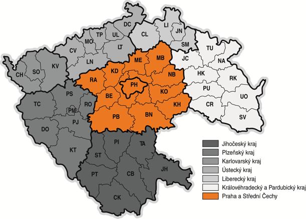 možnost regionální inzerce K dispozici je 12 mutací regionální inzerce