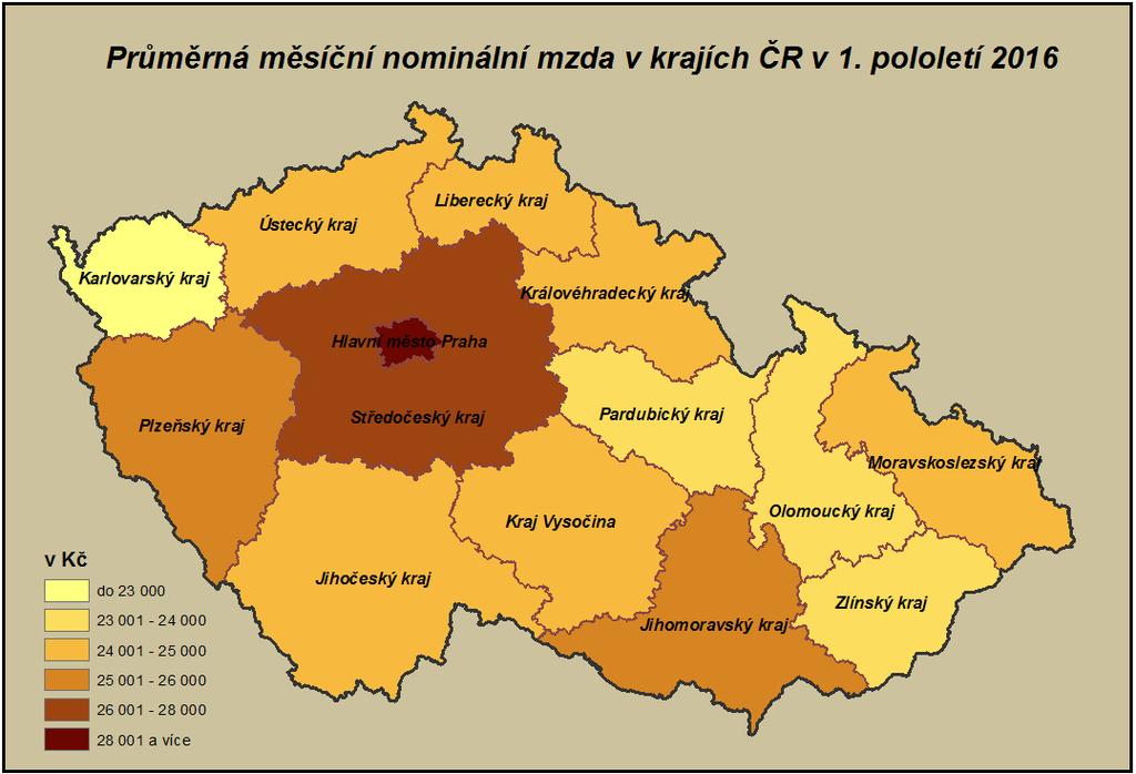 hranice 27 000 Kč následoval Středočeský kraj.