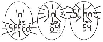 Inicializace hodinek a měřiče rychlosti ( Lze zobrazit pouze pokud už není přístroj inicializován ) Obnovení spojení CP41 a vysílače (RDS nebo vysílač na kole).