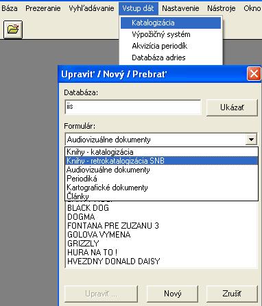 Katalogizácia Katalogizačný modul umožňuje používateľsky príjemným spôsobom evidovať nové dokumenty (vrátane akvizičných údajov), opravovať alebo vyraďovať dokumenty.