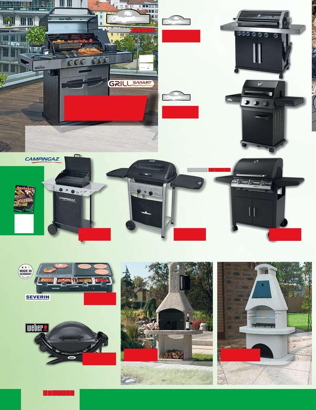 Rina & přátelé Plynový gril Onyx 655 6 výkonných hořáků, boční kládací stolky, boční hořák 3 kw, kombinace nerez a práškově lakovaná ocel, teploměr integrovaný v širokém proskleném poklopu, kolečka