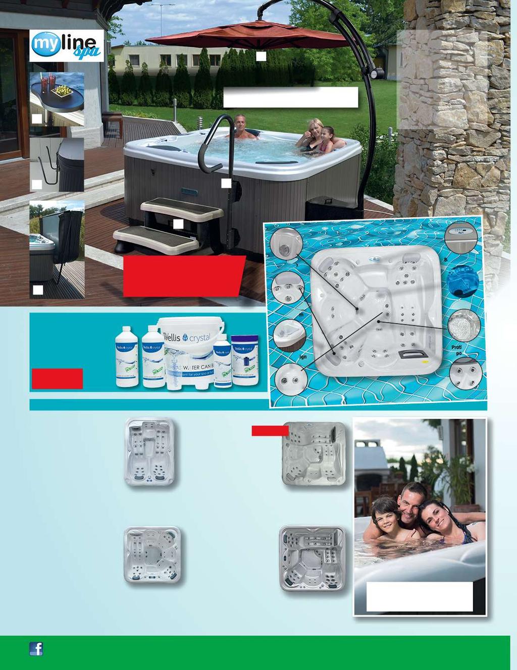 1 Zažijte neopakovatelné chvíle 5 s rinou a přáteli 1. Pnos Spa Caddy A) 2.760,- 2. Zvedák termokrytu A) 6.490,- 3. Schy pro Spa A) 90 x 45 cm 6.980,- 5.