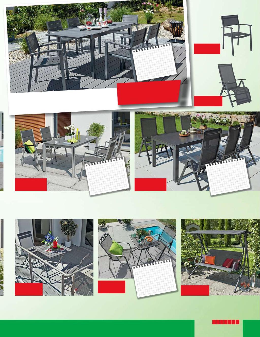 Zahradní nábytek Maja polywo set obsahuje: x rozkládací stůl Maja polywo 50-200 x 90 cm, 6x stohovatelné křeslo Maja polywo, kvalitní hliníková konstrukce olná proti korozi, povrchová úprava -