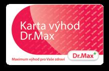 Dr.Max ceny Pro držitele Karty výhod pravidelně snižujeme