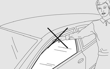 ELEKTRICKÉ OVLÁDÁNÍ OKEN Všechny verze jsou vybaveny bezpečnostním systémem zabraňujícím přivření, schopným zjiš ovat překážeky během zavírání okenního skla.