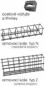 STROPY 09 Armovací příslušenství Rozměry výrobku Rozměry výrobku "rozvinutá délka" Cena za bez Třmínek TYPOVÝ (mm) (mm) (kg) 321A54001 09.