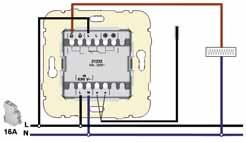 33/433 S) Umožňuje ovládání topení nebo klimatizačních systémů v závislosti na zvolené teplotě. Je možné připojit podlahový snímač teploty a automaticky detekovat jeho připojení.
