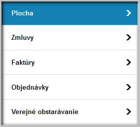 Na hlavnej stránke sa nachádza v grafickom prevedení štatistika zverejnených dokumentov podľa počtu zverejnených dokumentov /faktúry, zmluvy, objednávky a zákazky s NH podľa jednotlivých rokov podľa