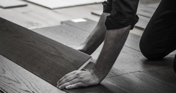 Kährs Design Stories 39 HNACÍM MOTOREM JE NADŠENÍ Pro nás to bylo vždy především o hledání nových způsobů, jak co nejvíce zdůraznit přirozenou krásu dřeva a zároveň vyrábět