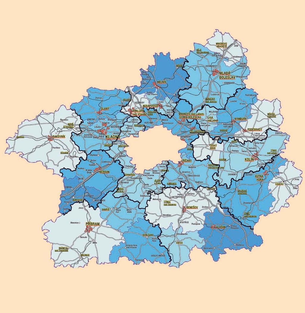 CENTRAL BOHEMIA REGION BASIC ECONOMIC & DEMOGRAPHIC DATA CENTRAL BOHEMIA REGION ABOUT REGION The region of Middle Bohemia has a favorable position encircling the capital of Czech Republic.