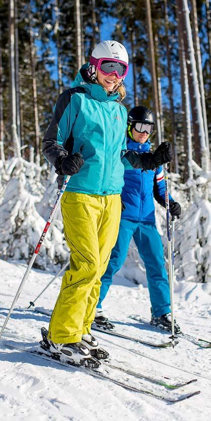 Přijeďte na Lipno i v zimě Skiareál Lipno Pětihvězdičkové zimní středisko plné zábavy Ideální místo pro rodiny s dětmi Lyžování s lišákem Foxem v top lyžařské škole Skischool Lipno s vlastní