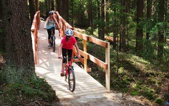 Nový Active Park Lipno Novinky léta 2017 Sezona na Lipně nikdy nekončí Vzhůru lanovkou Jezerní do Království lesa Zažijte neopakovatelné výhledy ze Stezky korunami stromů Sjeďte koloběžkou 3,5 km