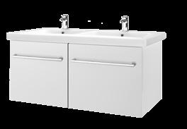 čelní plocha MDF bílá vysoký lesk INN 65 9 990 Kč skříň závěsná zásuvková Inn 80 s umyvadlem Harmonia 80 skříň š 760 v 420 h 460 umyvadlo š 800 h 470 čelní plocha MDF bílá vysoký lesk INN 80 11 990