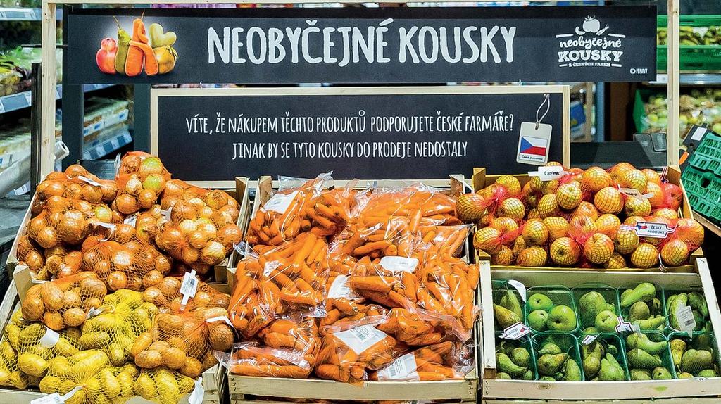 INZERCE NEOBYČEJNÉ KOUSKY OVOCE A ZELENINY V PENNY SPOLEČNOST PENNY MARKET, S.R.O., JAKO PRVNÍ ŘETĚZEC V ČR ZAHÁJILA PRODEJ NESTANDARDNÍHO OVOCE A ZELENINY RŮZNÝCH TVARŮ A VELIKOSTÍ JIŽ V SRPNU 2016.