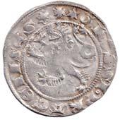 1346 1378 238 pražský groš, Pinta 5c nedor. 2/2 700, 239 pražský groš, Pinta 5c nedor. 2/2 350, 240 parvus sv.václav/ český lev, Sm.1, tab. I/13 okraj nep.napr., dr.ned. 2/2 700, 241 haléř koruna/lev, Cn.