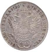 just. 1/1 500, 503 20 krejcar 1830 C Praha Hippmann,