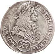 1/1 800, 1007 XV krejcar 1696 C M, Košice, Nech.1671, Husz.