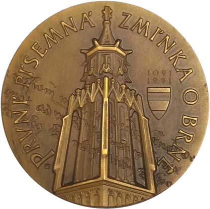 1453 1450 Zeman Karel, r.1977, Jošt markrabě moravský, 40. výročí brněnské pobočky ČNS, Ag 900, 23,9g/42mm, KZ č.14 R 0/0 1 200, 1451 Zeman Karel, r. 1986, 1100 let úmrtí sv.