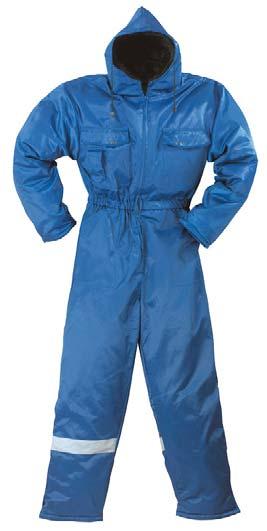 Pracovní a ochranné oděvy Zimní kombinéza BEAVER Kombinéza z kolekce speciálních zimních oděvů do extrémních podmínek, vhodná až do -46 C. Provedení tmavě modré barvy s refl exními doplňky.
