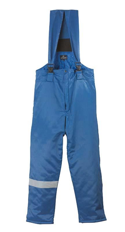 15 vnější vrstva: 60% bavlna, 40% polyester podšívka: 100% polyester S XXXL tmavě modrá Zimní laclové kalhoty BEAVER Kalhoty z kolekce speciálních zimních oděvů do extrémních podmínek, vhodné až do
