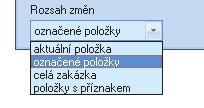 Hromadné změny položek Nejčastějšími změnami jsou rychlé úpravy ceny rozpočtu: indexy cen, úprava ceny na požadovanou částku, aktualizace cen jinou cenovou úrovní databáze apod.