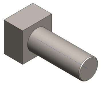 mm; - volím průměr d p = 55 mm; - volím délku l p = 185 mm; - zvolený polotovar: KR 55 185 ČSN 42 5510; - hmotnost 1 m tyče o průměru 55 mm dle ČSN 5510