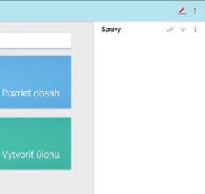 má možnosť priameho vyhľadávania lekcií v záložke Domov
