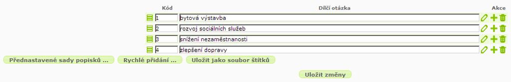U otázek můžeme nastavit podmínku jejího zobrazení v závislosti na způsobu vyplnění jedné nebo