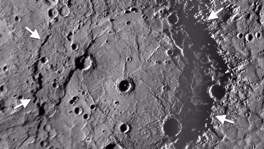 DALŠÍ PÁNVE Na Merkuru celkem 15 Největší: