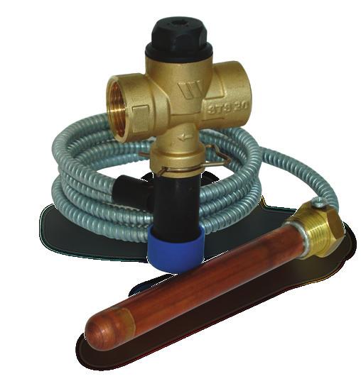 Popis Teplotní bezpečnostní přepouštěcí ventil je samočinné zařízení určené ke kotlům na pevná paliva na ochranu při překročení maximální provozní teploty vody.