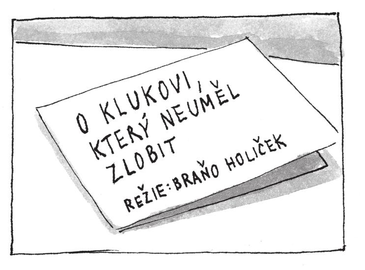 Diváci si ho mohou koupit před představením nebo o přestávce u paní uvaděčky. Ferman je rozvrh hodin pro herce.