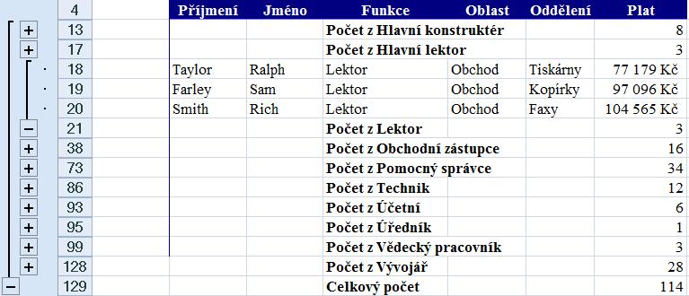 Ne pásu karet Data klikněte na ikonu Seřadit vzestupně nebo Seřadit sestupně. 3.