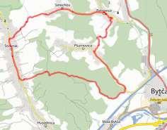 Trasa: Štiavnik Setechov Petrovice Pšurnovice Štiavnik Trasa: Petrovice Ráztoky Štiavnik Hvozdnica Bytča Petrovice Zelená trasa v celkovej dĺžka 18 km, ktorá spája štyri susedné obce v bytčianskom