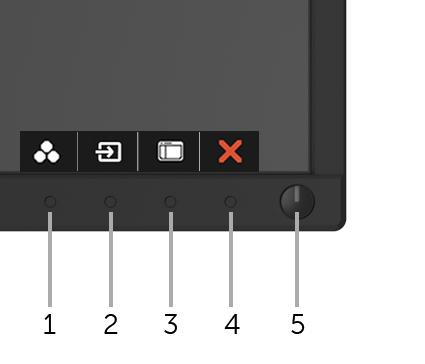 Ovládání monitoru Zapnutí monitoru Stisknutím tlačítka zapněte monitor.
