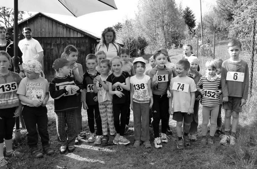 Nejmladší žactvo 2007 2009 (trať v délce 400 m): Doležalová Tereza 1,32 min. BKL Machov nar. 2008 Machová Veronika 1,33 min. Sokol Nový Hrádek nar. 2008 Souček Šimon 1,38 min. Maratonstav Úpice nar.
